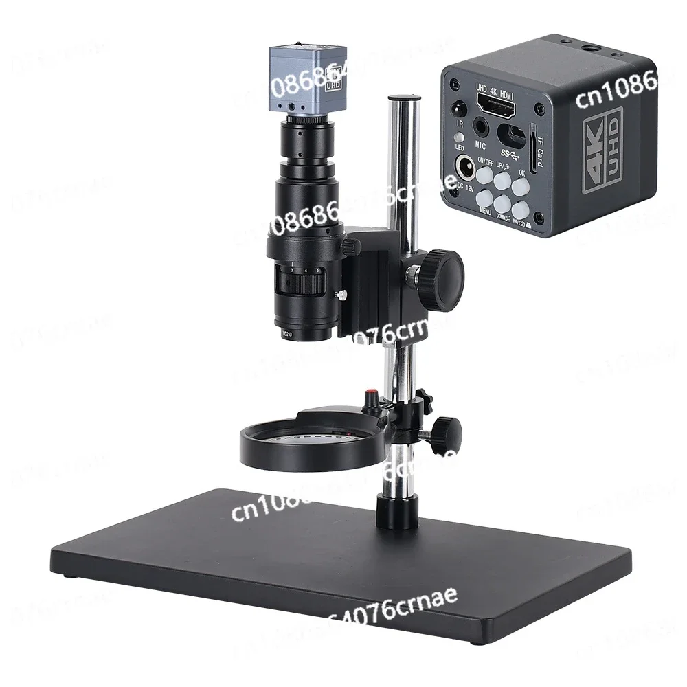 Real 4K UHD 60FPS Microscope Camera 120X Lens Industrial Electronic Autofocus Digital Microscope for Phone Repair PCB Soldering