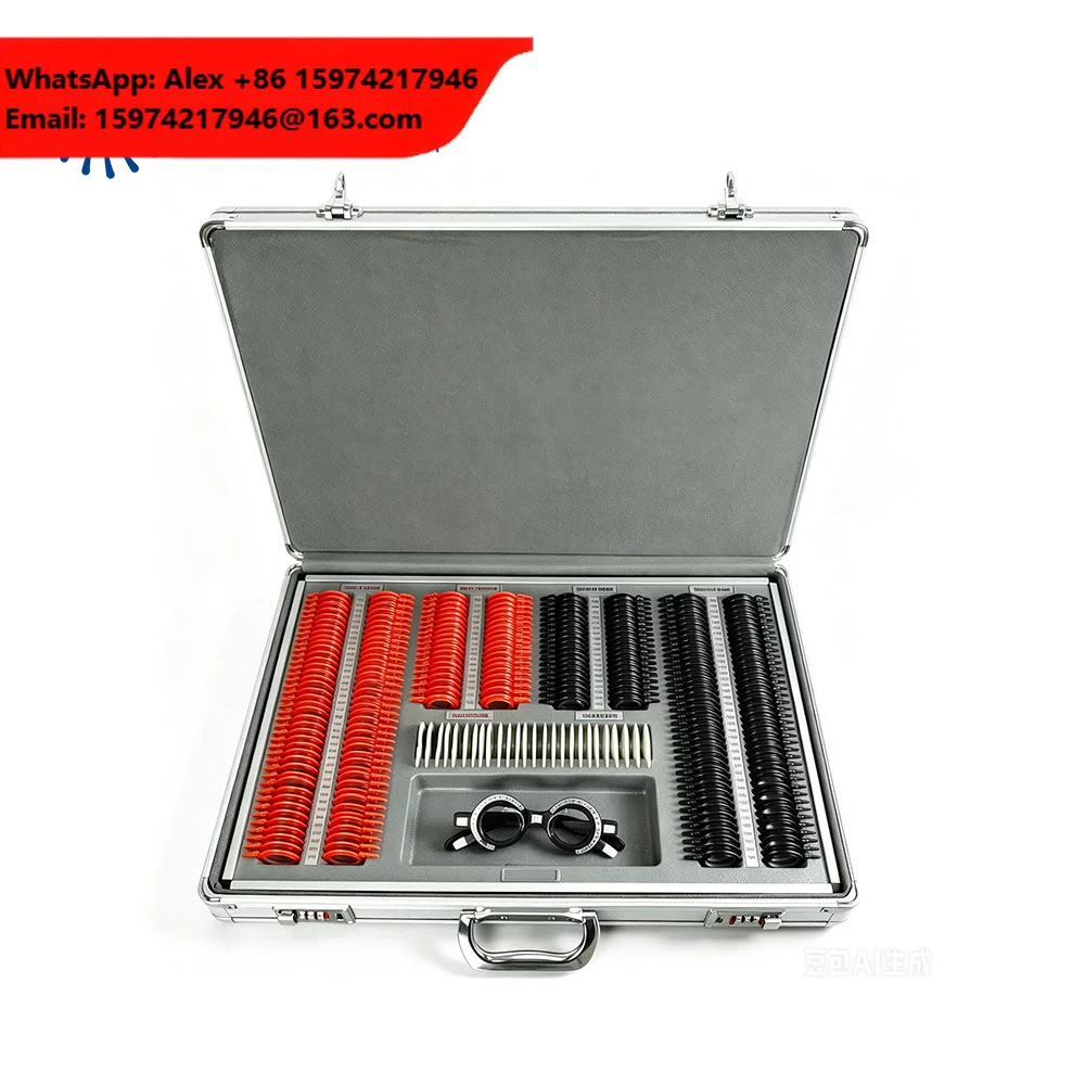 High Quality Optical Optometry Trial Lens Set Plastic Frame Rim Optical Trial Lens Box For Clinic Use
