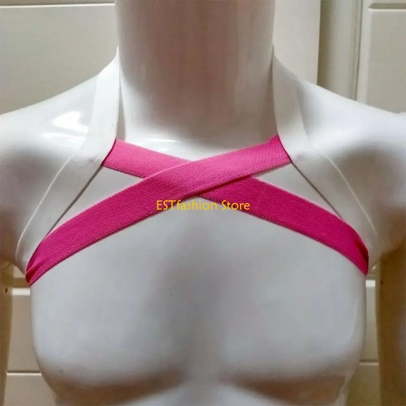 Y5GC Punk Chest Harness Belt for Men Gothic Body Shoulder Arm Belts Muscles Protector