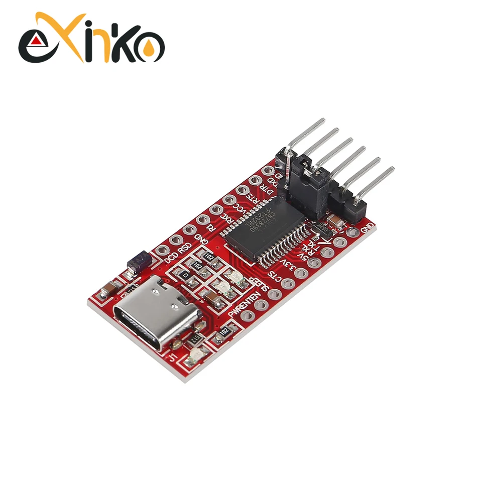 1-10 piezas módulo adaptador FT232RL FTDI USB 3.3V 5.5V a TTL para Arduino, FT232 Pro Mini, USB a TTL 232 6