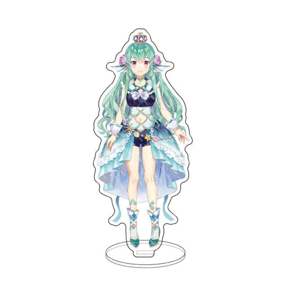 NIJISANJI Vtuber Finana Ryugu Enna Alouette Acrylic Stand Ornaments Anime Action Figures Cartoon Model Christmas Gifts Girls