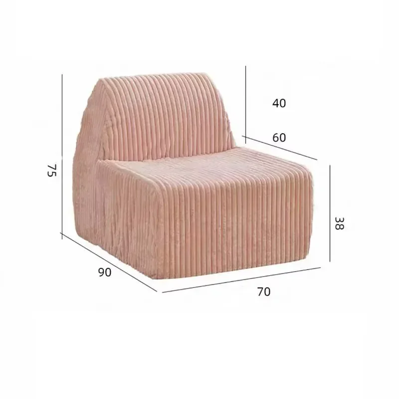 Modern Reclining Vacuum Compressed Sofa Bed Boneless Frameless Foldable Foam Sofa Box Living Room Furniture for