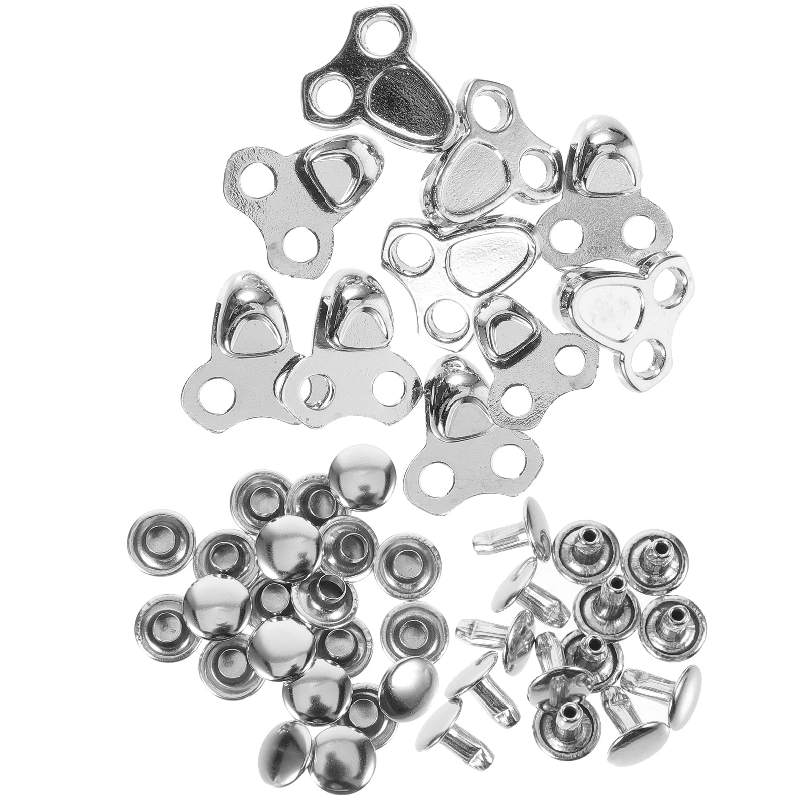 

30pcs Alloy Buckle 20mm Silver Boot Hooks Lightweight Shoe Lace Repair Hook for Climbing Boots Decorative Boot