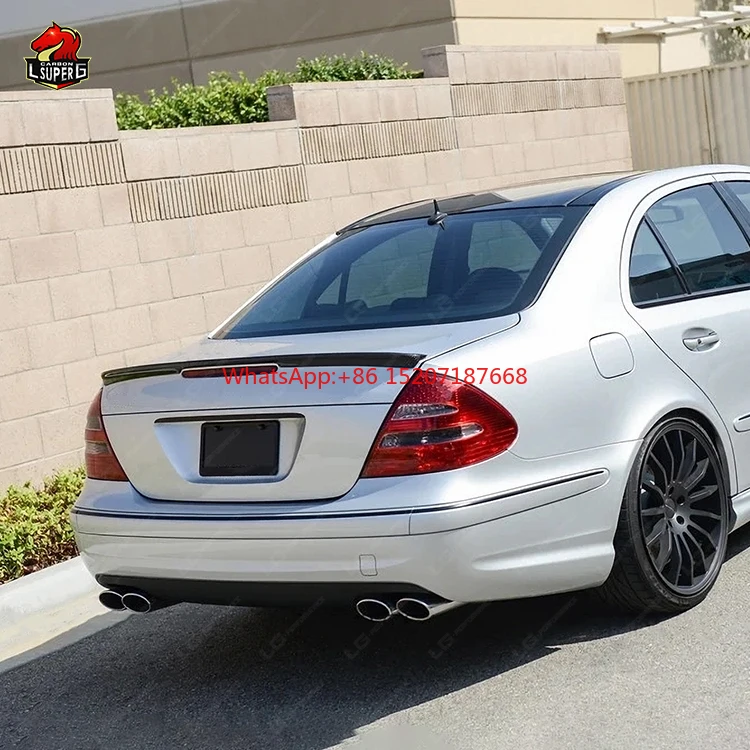 W211 Upgrade AMG Style Carbon Fiber Spoiler do Mercedes Benz E-class W211 Spoiler
