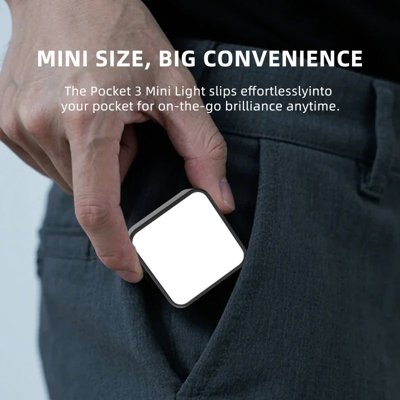 ملحقات كاميرا إضاءة LED مغناطيسية صغيرة ملحقات كاميرا التصوير الفوتوغرافي ثلاثة مستويات يعتم السطوع لجيب DJI Osmo 3 #2