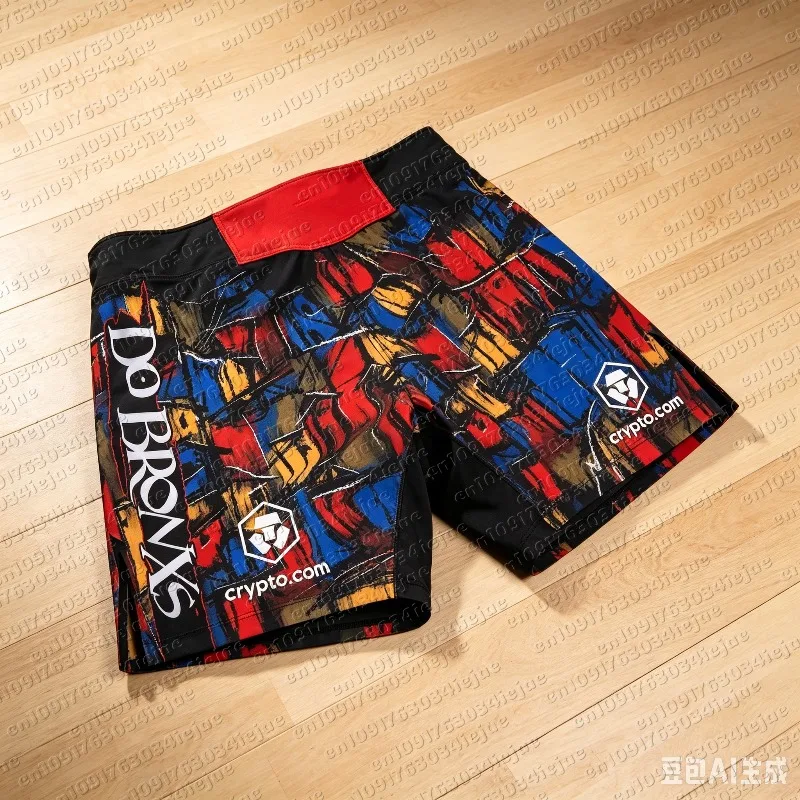 MOTO Family Matching 326 Charles Oliveira New Fighting Shorts Men Breathable Quick Drying Muay Thai Jujitsu Wrestling Shorts ﻿