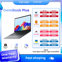 CHUWI GemiBook Plus Laptop 16GB LPDDR5 512GB SSD Intel Alder Lake N100 15.6'' FHD 1920 * 1080 WiFi 6 Windows 11 Laptops