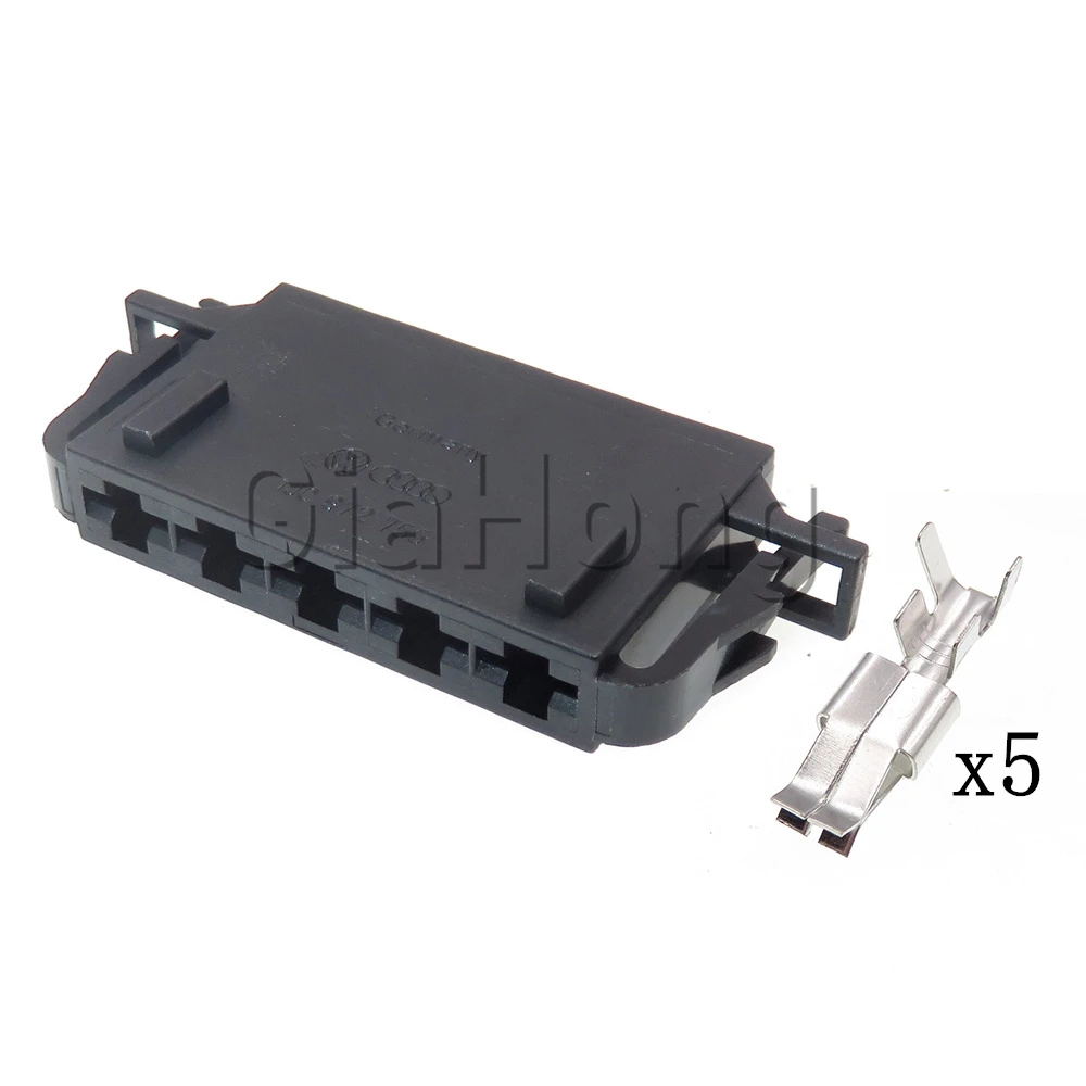 1 Set 5 Ways 1J0972755 AC Assembly Automotive Large Current Wire Connector for VW Audi 1J0 972 755 Car Heater Regulator Socket