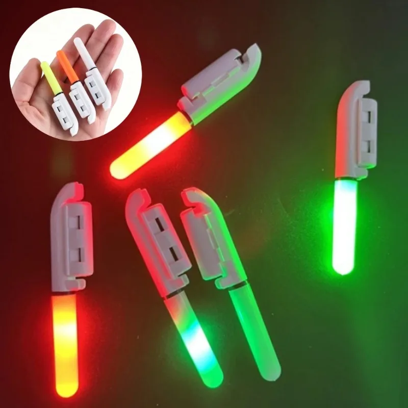 3/5pcs Fishing Electronic Rod Stick Flash Light CR425 Battery LED Removable USB Charge Waterproof Night Tackle Luminous