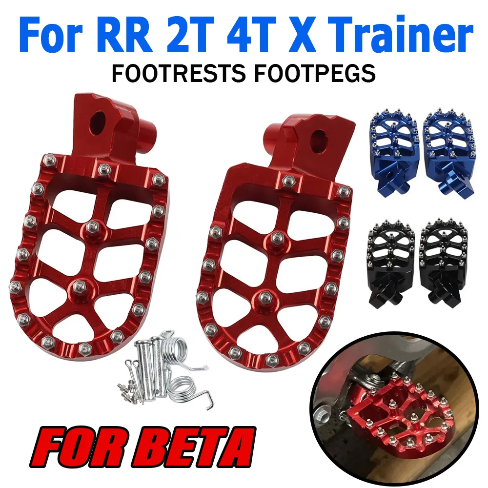 Reposapiés para moto, accesorios para Beta RR 125, 250, 300, 350, 390, 400, 430, 480, 520, 525, 250, 2T, 4T, X Trainer, 300,