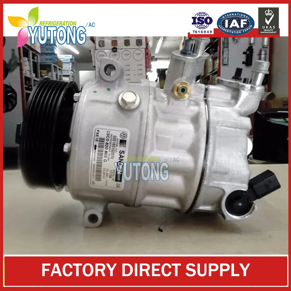 PXE16 AC Air Conditioning Compressor For Para Volkswagen Passat Golf Seat Altea Tiguan Audi A3 555n0820803 1K0820803C 1K0820803G