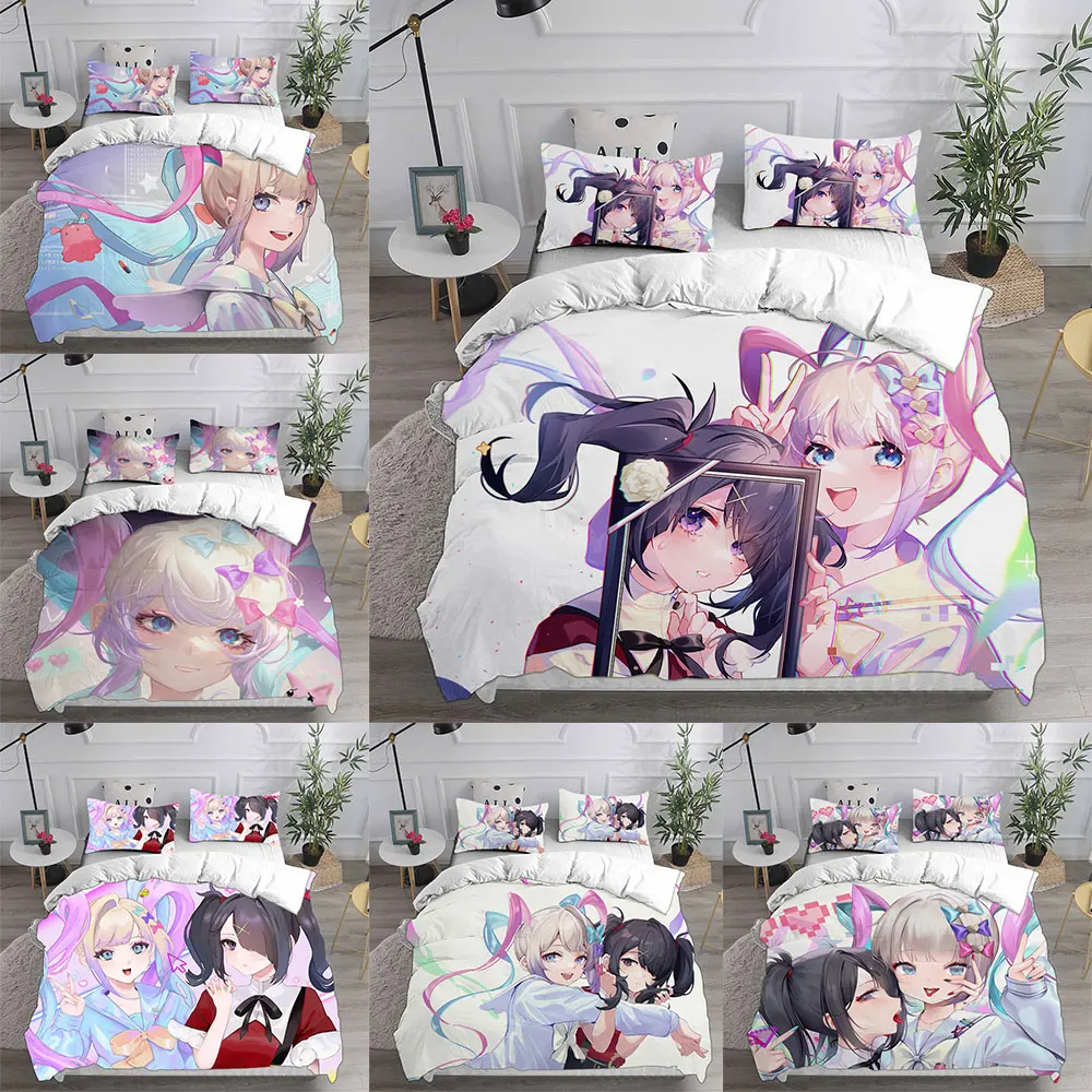 

Game NEEDY GIRL OVERDOSE Bedding Sets Bed Cover Comforter Duvet Cover Pillow Case 2-3 Pieces Set Single Double Large Size