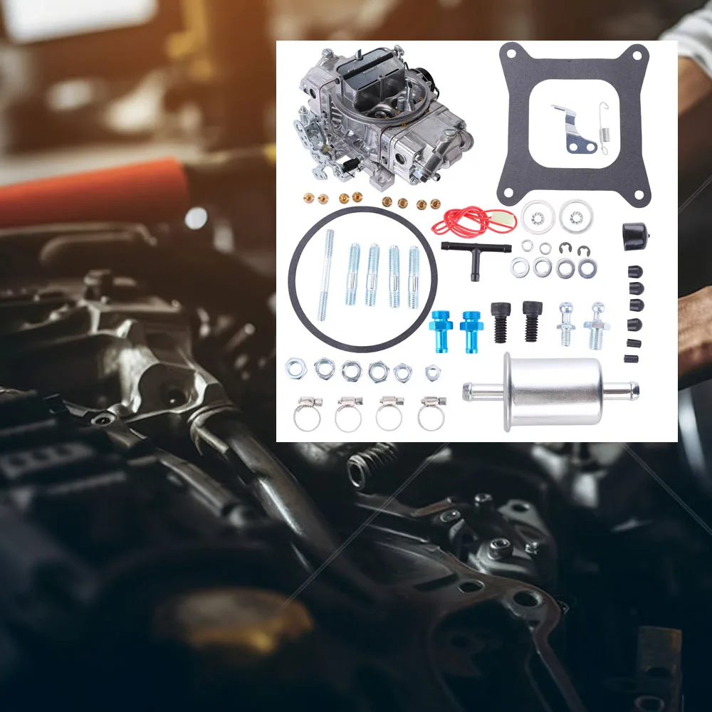 

Iron Metal Carburetor Carb Set 4Barrels 2Circuit 700-799 cfm Car Accessories BR-67213 Compatible for Brawler Street 750 CFM