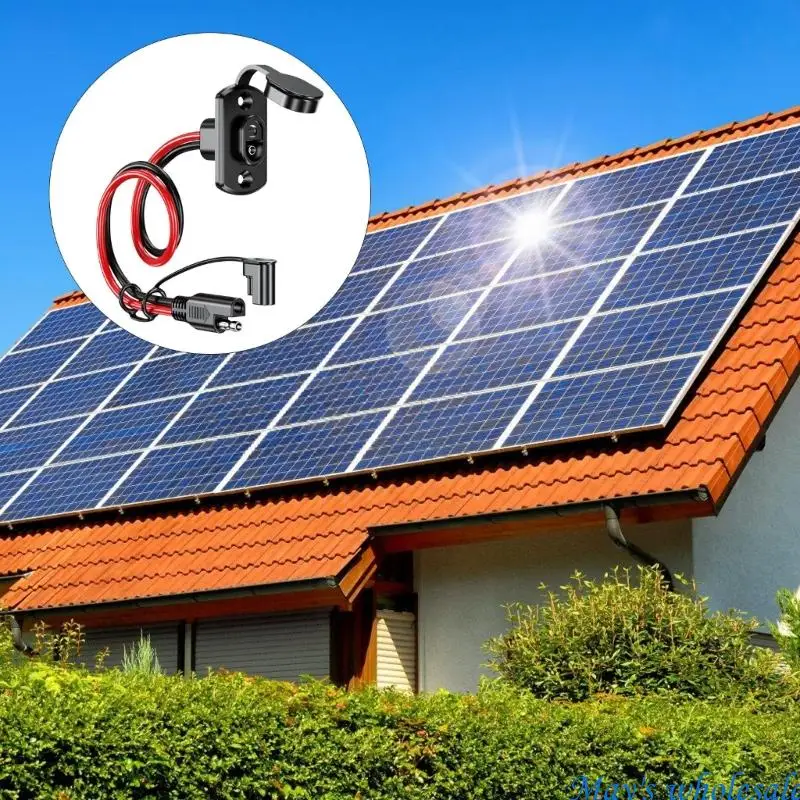 موصلات سريعة تسخير محولات SAE مقاوم للماء ذكر إلى أنثى كابل المقبس كابل بطارية السيارة للدراجات النارية جرارات السيارات 448A