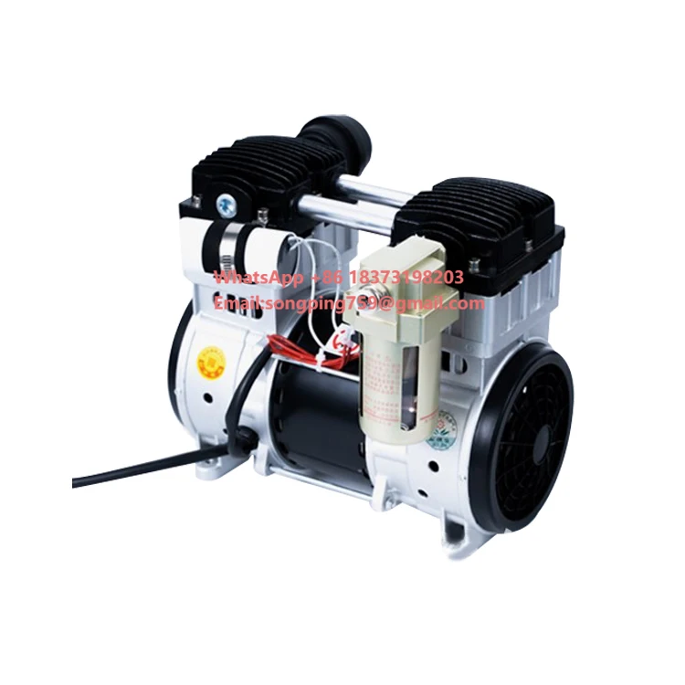 

380V high-performance oil-free piston vacuum pump, suitable for medical equipment