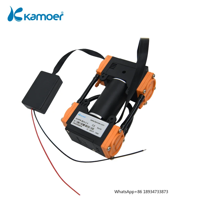 Kamoer HLVP8 12V/24V mini high flow vacuum pump with brushless motor small self-priming brushless diaphragm pump(EPDM diaphragm)