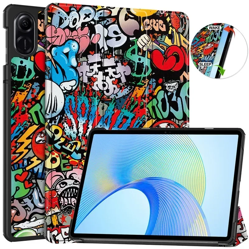 For Honor Pad X9 Tablet Case 2023 11.5'' PU Leather Hard PC Plastic Painted Case Funda For Honor Pad X8 Pro X9 11.5 inch cover