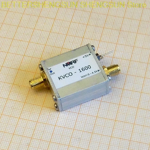 1.6G 1600MHz radio frequency microwave voltage controlled oscillator, VCO, sweep frequency signal source