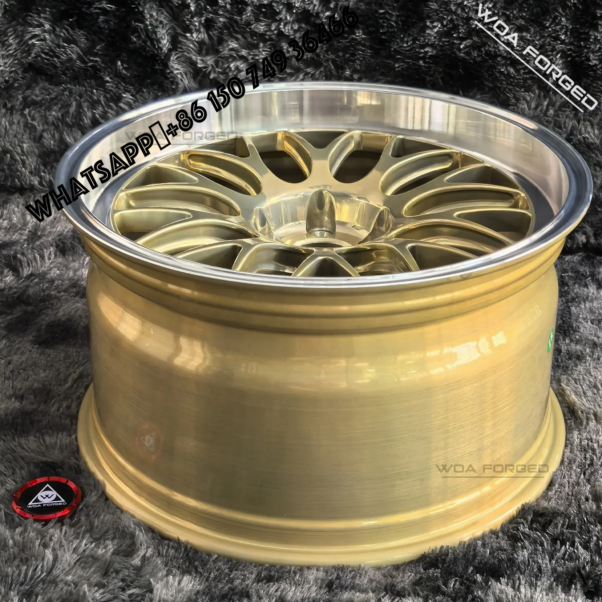 

6061-T6 LM LMR Gold Deep Lips and Big Toss Forged Car Wheels Aluminum Customized GT M2 F80 M3 M4 F30 G80 330i M340i for BS HR