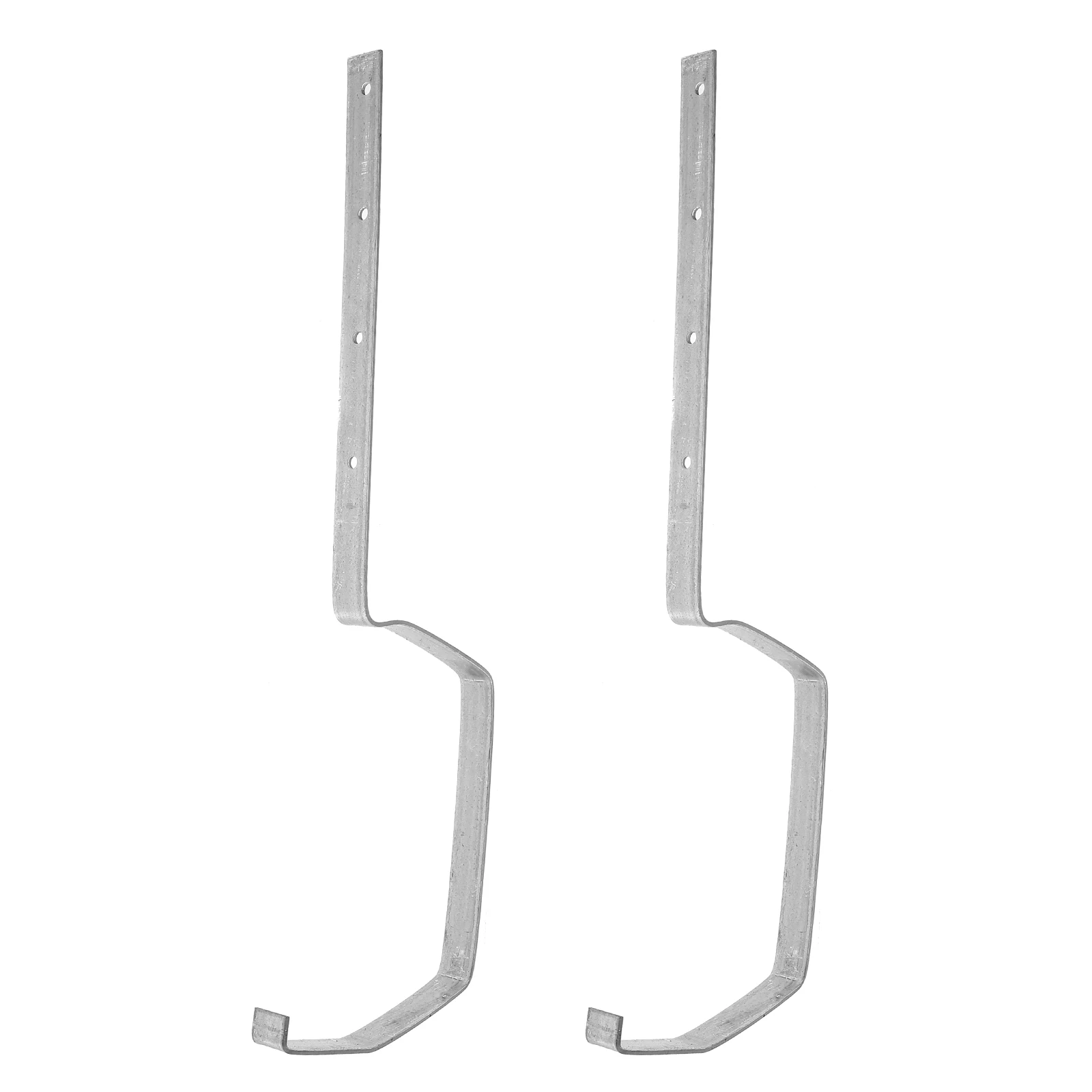 

2 Pcs Brackets Rain Chain Anchor Heavy Duty Gutter Iron for Metal Support Holders