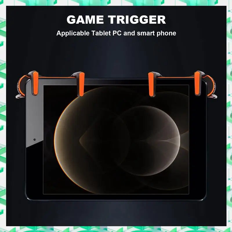3C Electron Six Finger For Ipad PUBG Controller Capacitance Adjustable Mobile Game Trigger L1R1 Button Gamepad Joystick Grip,Six