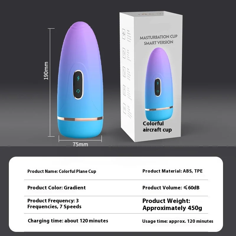 Chuangqu لو طائرة كوب ذكر جهاز استمناء كهربائي اسم الأجهزة صب فيلم لينة المطاط منتجات الجنس الكبار #4