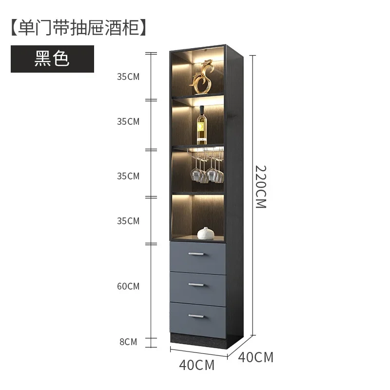 خزانة مشروبات زجاجية، غرفة معيشة على الحائط، خزانة مشروبات حديثة وبسيطة وفاخرة ببابين، جانب طعام منزلي