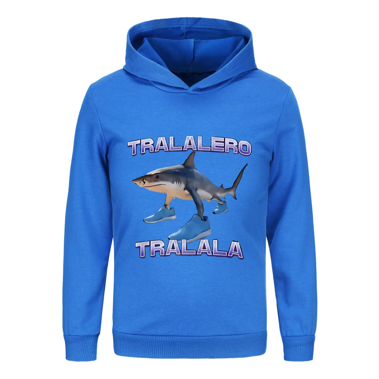 تونغ تونغ تونغ الصحور هوديي الاطفال مضحك AI القرش Tralalero Tralala الملابس صغار الفتيان طويلة الأكمام بلوزات الفتيات معاطف غير رسمية