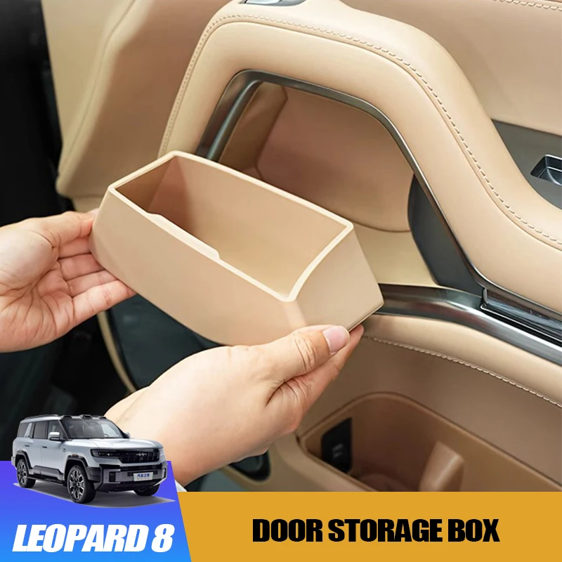 

Car Interior Accessories for BYD Leopard 8 Door Storage Box Groove Silicone Pad Modification Decorative Kit