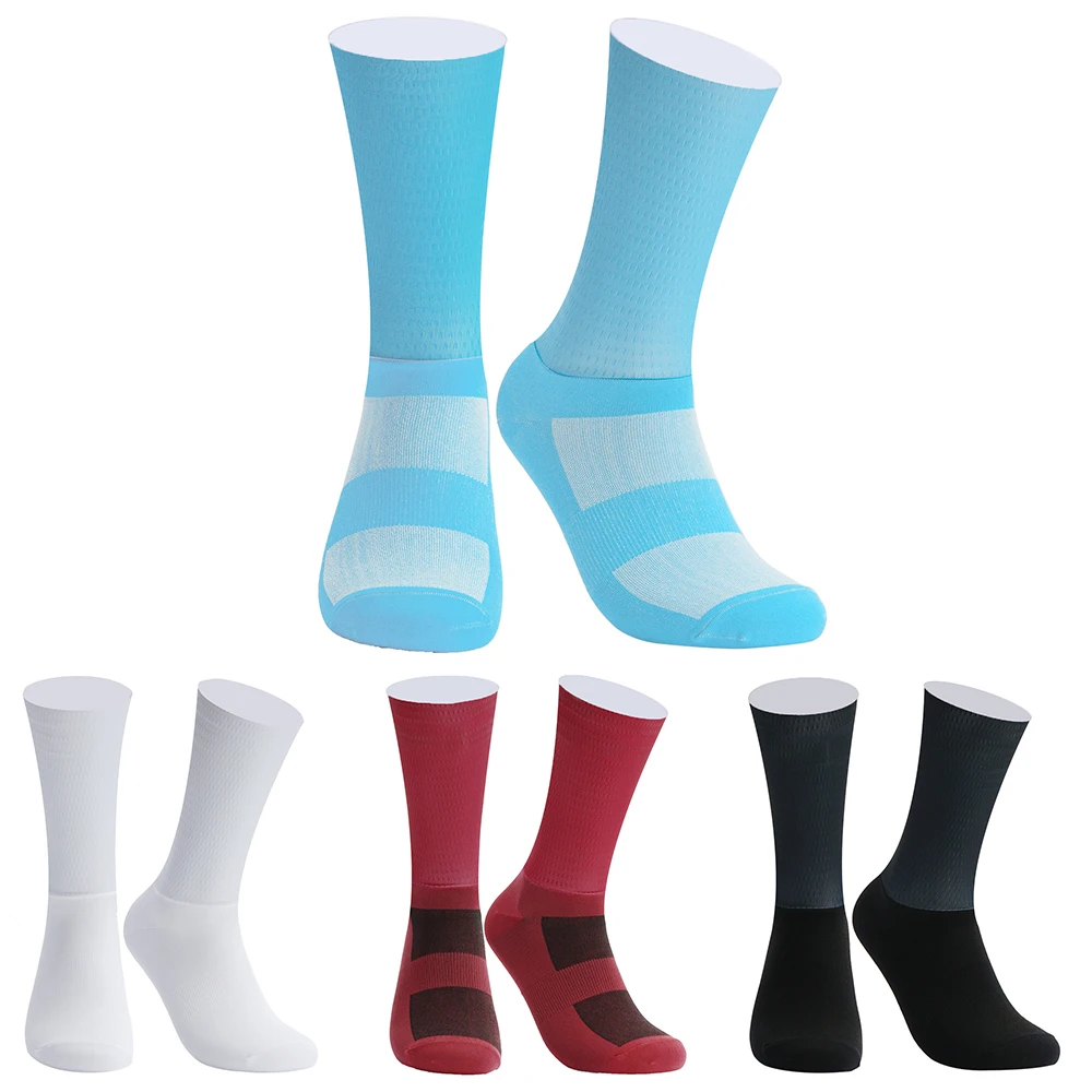 2023 radfahren Sommer Neue Aero Socke Bike Silica Team Gel Nicht-slip Atmungsaktive Pro Racing Sport Socken Männer Frauen calcetines Ciclismo