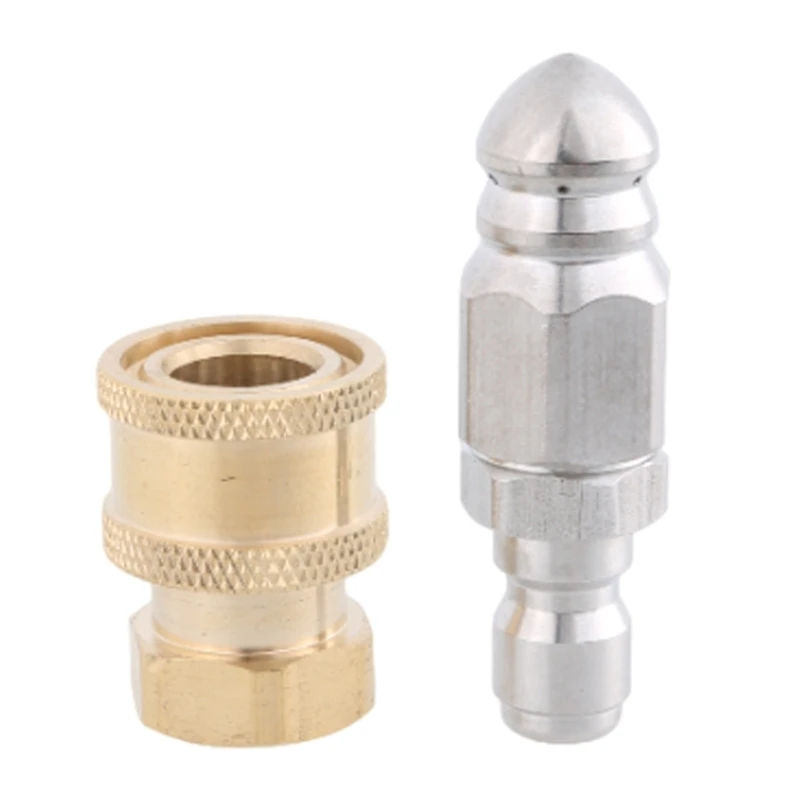 High Pressure Washer Hose Adapter 1/4Inch Quick Connector Convert Tool For High Pressure Washer Hose Pipe Nozzle