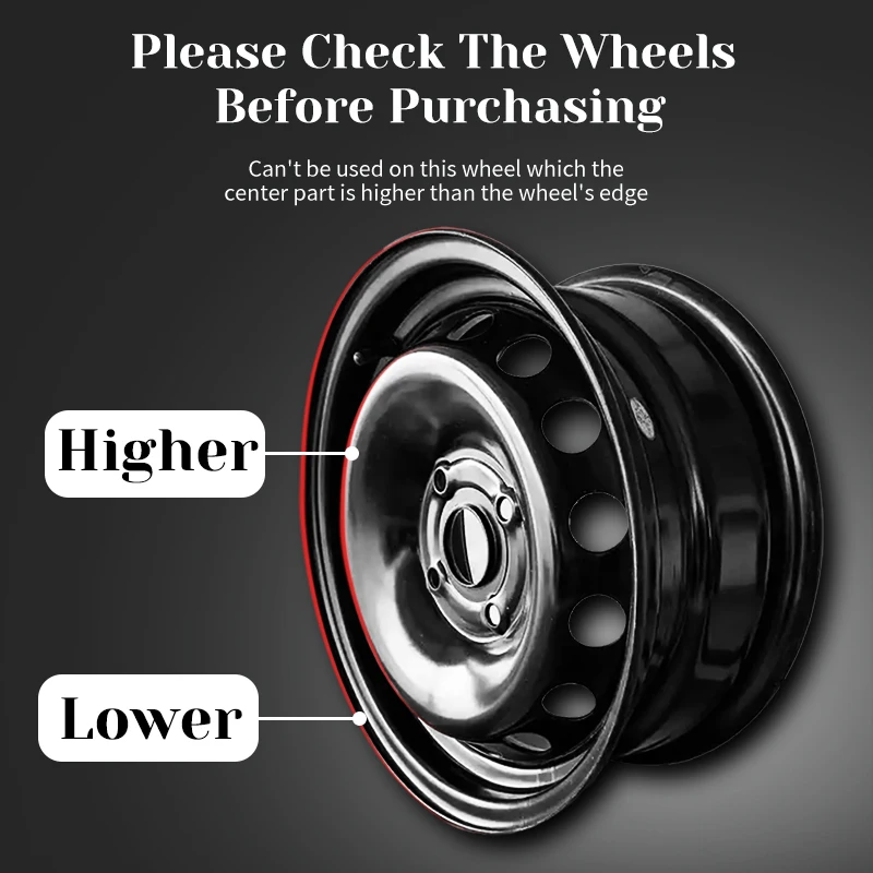 4PCS R17 Auto Rad Abdeckung Radkappe Universal Auto Ersatz Hub Caps Eisen Stahl Felge Abdeckung 17 Zoll Auto reifen Zubehör Radkappe