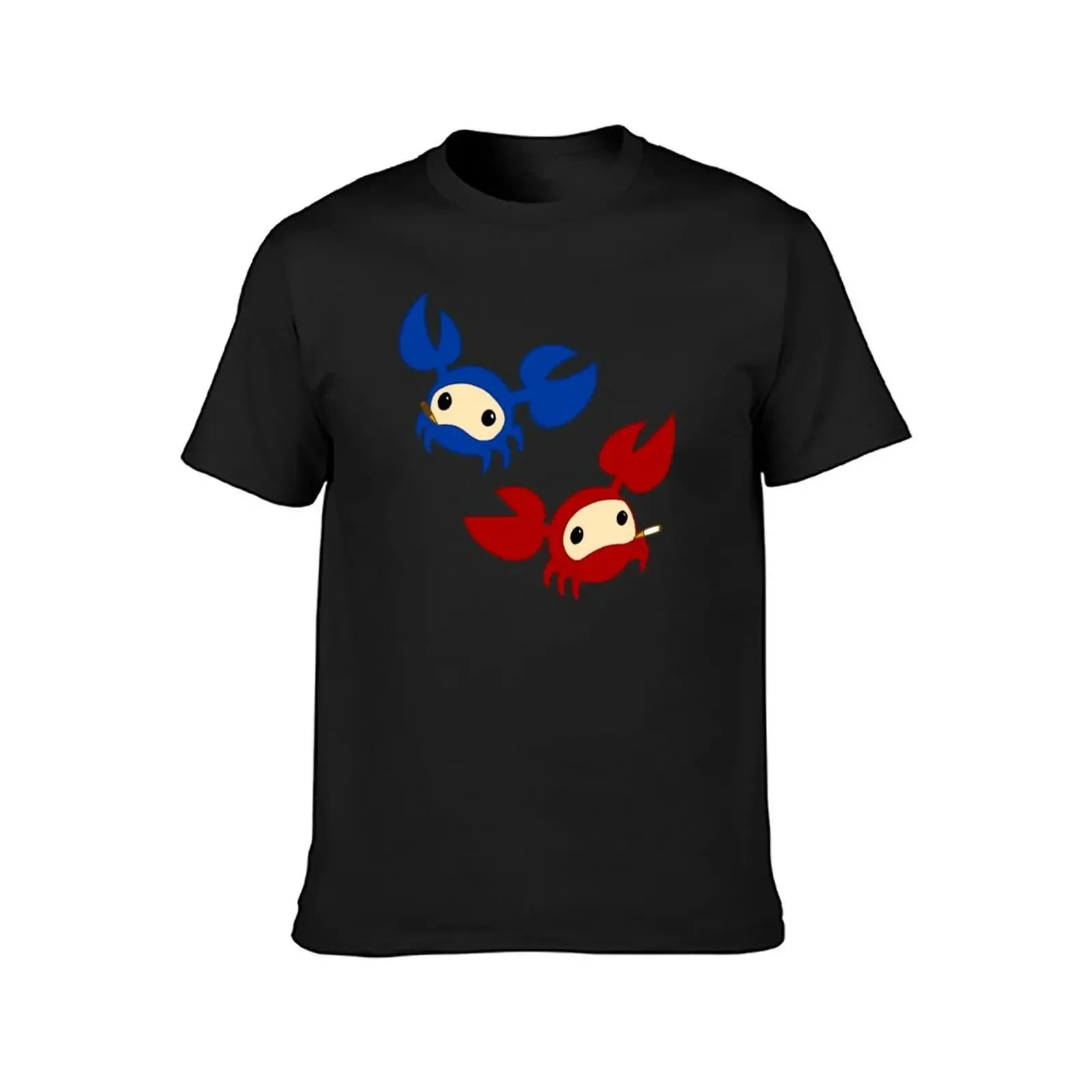 Team Fortress 2 TF2 Blue and Red SpyCrabs T-Shirt oversizeds luxury clothing labubu men workout shirt