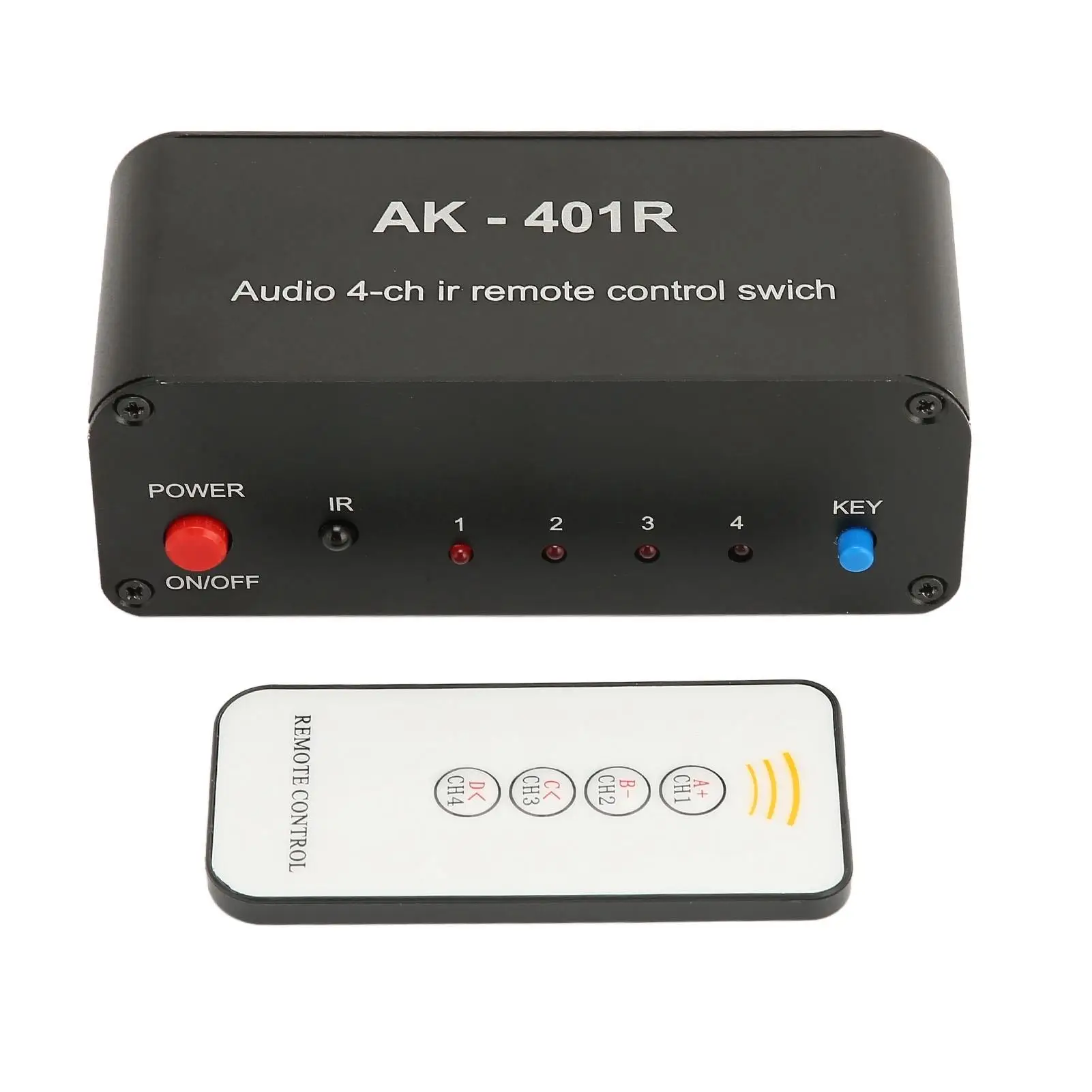 4 Channel AV Switcher - Lossless Stereo Signal Hub for game Consoles & Multimedia Devices