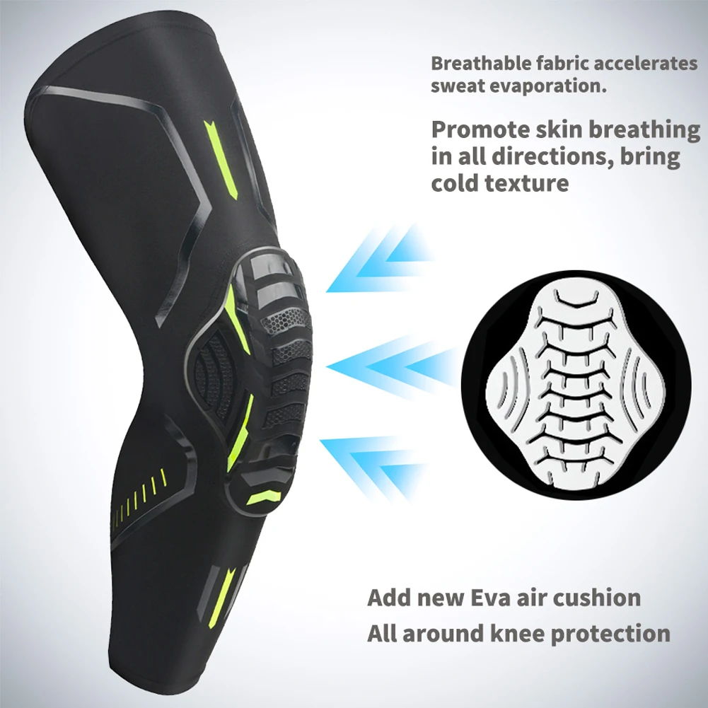 1Pc Knee Brace Compression Knee Support Shockproof Knee Pads Knee Sleeve for Running Arthritis Joint Pain Relief Men Women