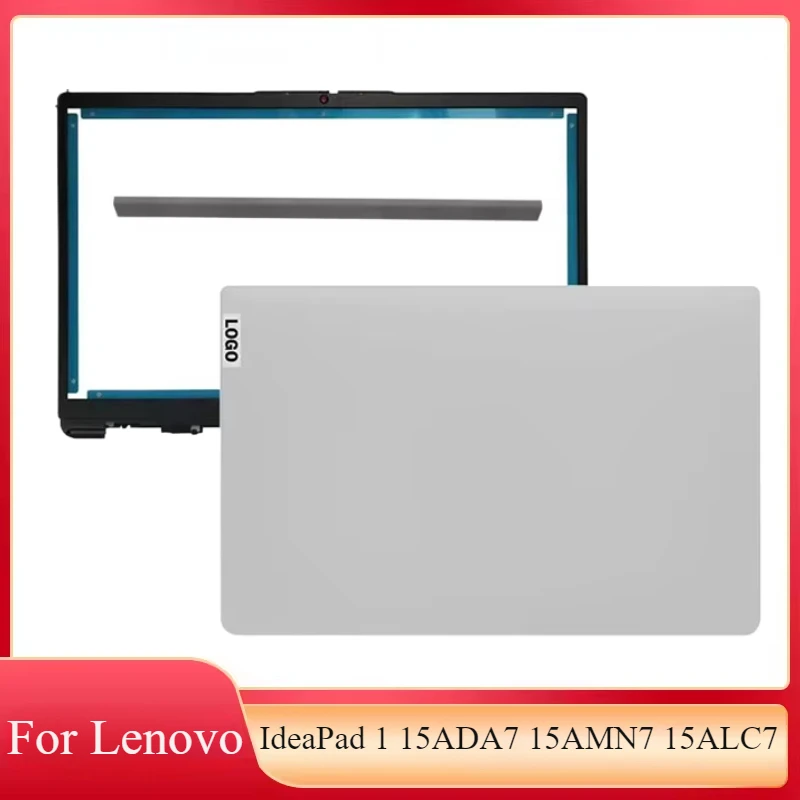 

New For Lenovo IdeaPad 1 15ADA7 15AMN7 15ALC7 2022 Laptop LCD Back Cover Top Screen Housing Case Front Panel Axle Cover Silver