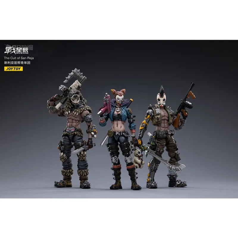 JOYTOY Oryginalny żołnierz JOYTOY Battlestar Series New Lia Bandit Youth League i New Lia Gang - Model gotowego produktu motocyklowego