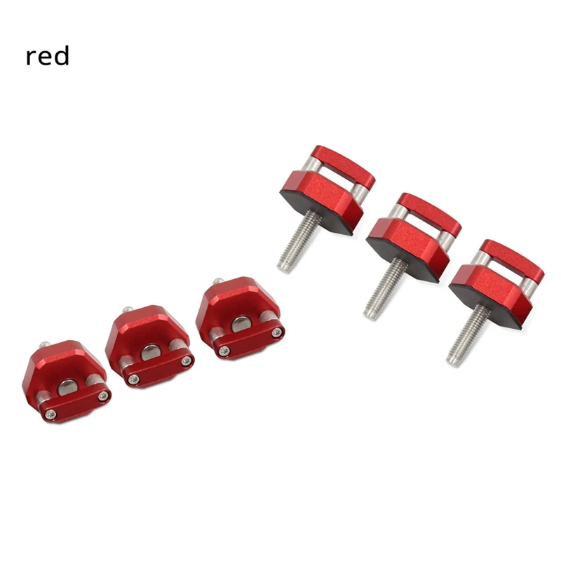 6PCS Car Hardtop Bolts Quick Removal Thumb Screw For Jeep Wrangler JK JKU JL JLU JT 2007-2022