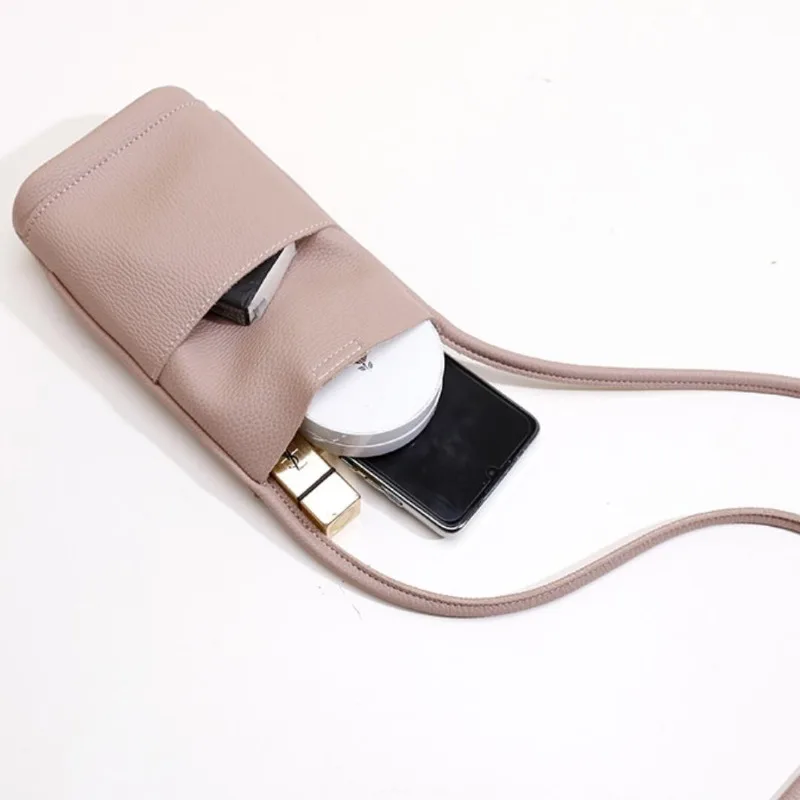 Zachte Lederen Telefoontas Dames Crossbody Mini Tas 2024 Nieuwe Trendy Veelzijdige Kleur Schattige Mini Emmer Tassen Dames Handtassen