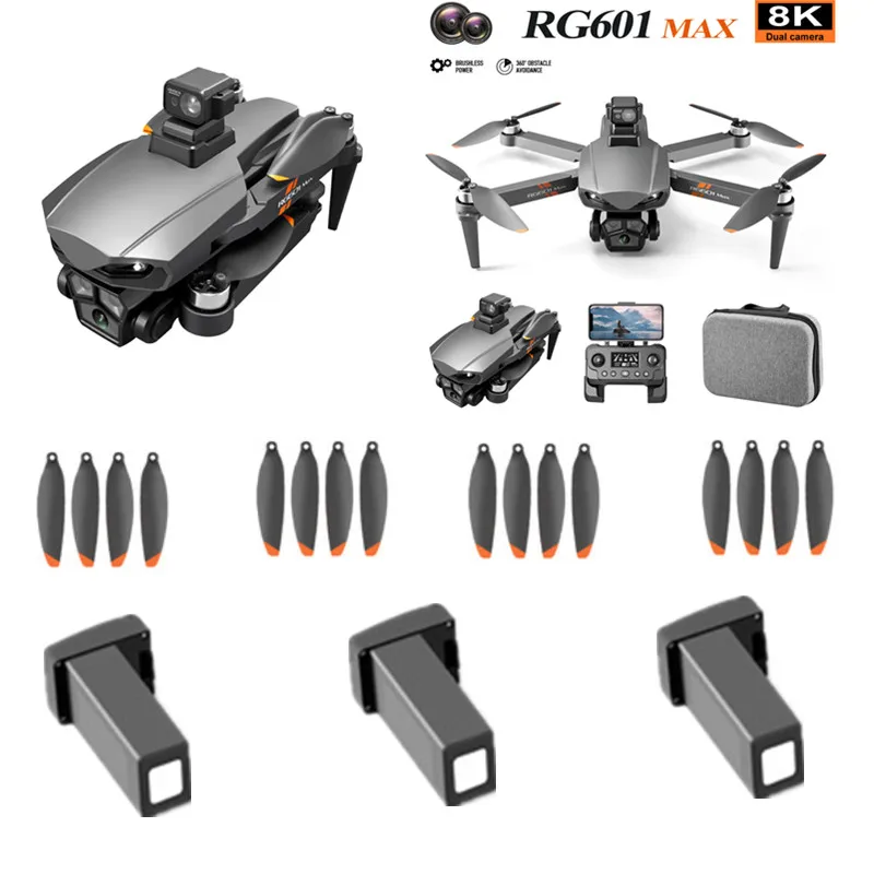 RG601 MAX Remote Control RC Drone Quadcopter Spare Parts Battery/propeller/USB RG601 MAX Drone Battery RG601MAX Drone Accessor