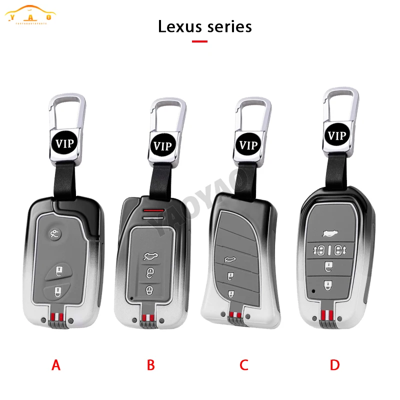 

Car Remote Key Case Cover Shell Fob For Lexus NX ES GS RX IS RC LX 200 250 350 450H 300H ES200 CT200h Protector Holder Keyless