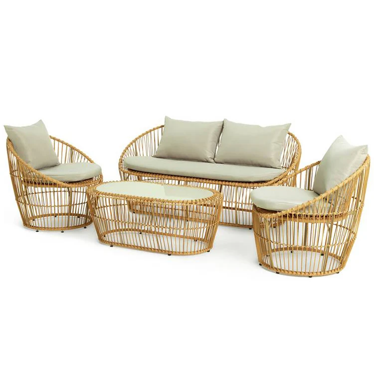 

Modern Wicker Patio Outdoor Rattan Sets Rattan Furniture Garden Outdoor Sofa Set Outdoor Furniture Set