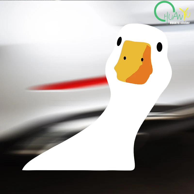 Car Safety for Doubtful Duck Cute Question Mark Auto Truck Outdoor Window Caution Decal view 5