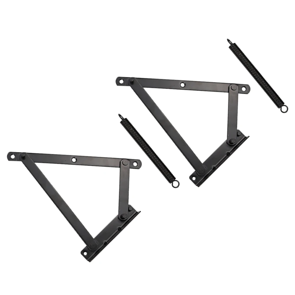 

1 Pair Folding Sofa Spring Hinge For Cabinet Door Cupboard Drop Down Locking Hinge Self Closing Hinges Furniture Hardware