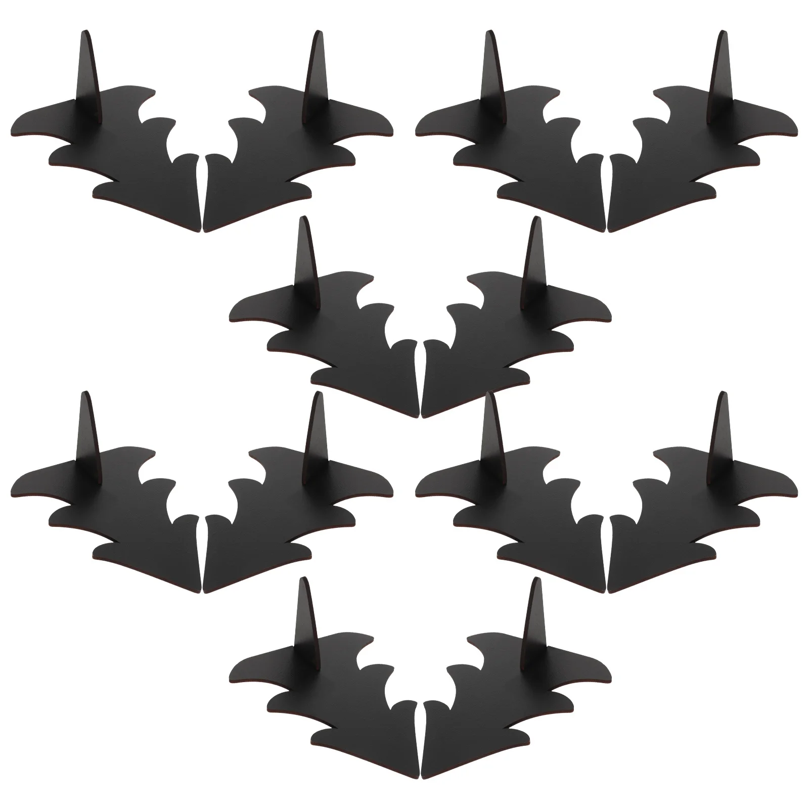 12 قطعة شجرة عيد الميلاد الصغيرة السبورة علامات مزدوجة الوجهين قابل للمسح تسميات خشبية ريفي مزرعة حفل زفاف بوفيه ديكور #1