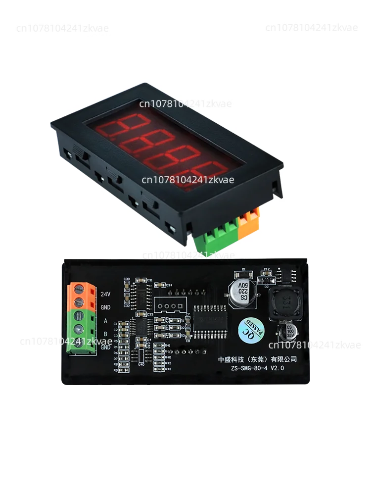 

RS485 serial port meter 485 nixie tube display module PLC communication 4-bit waterproof LED screen ttl232