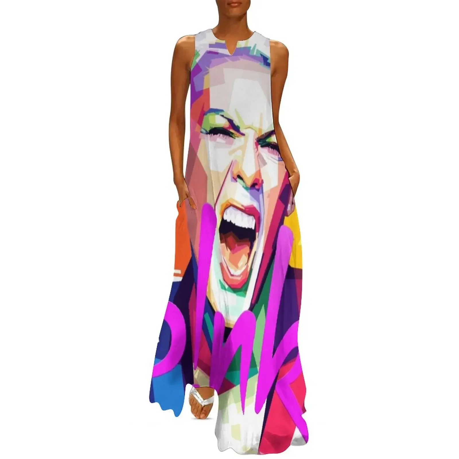 

2023 pink summer tour carnivalz Long Dress long sleeve dress party dresses women Party dresses Dress