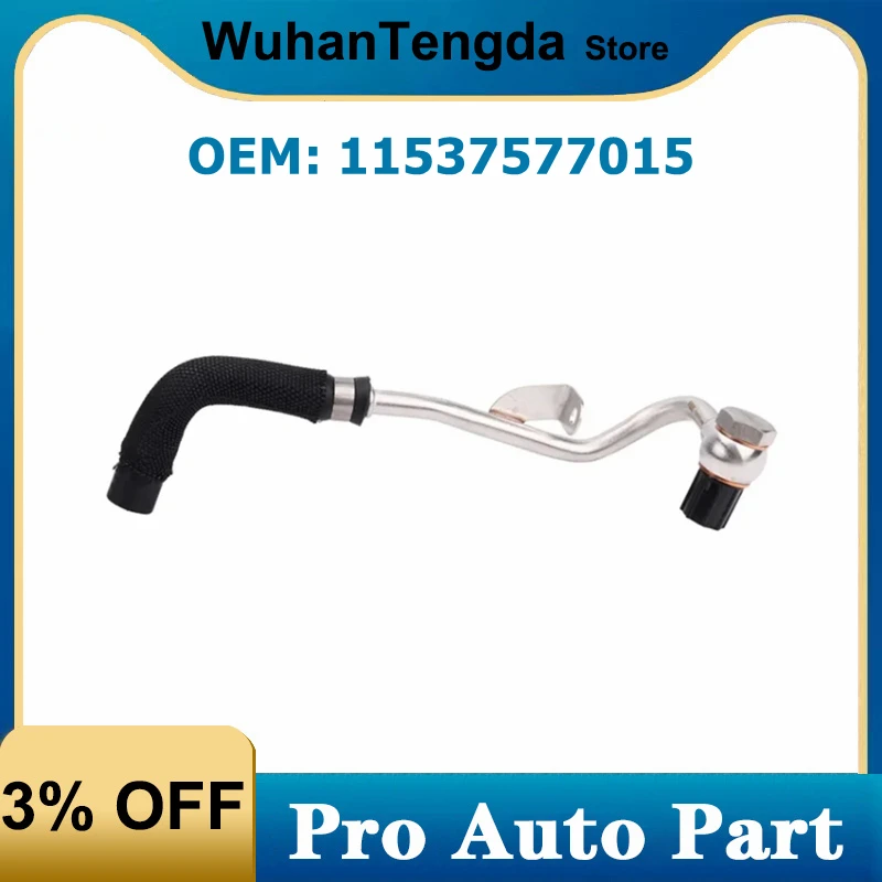 Engine Parts Coolant Overflow Turbocharger Return Hose for BMW 5 7 Series X5 X6 F01 F02 F10 F12 F13 E70 E71 11537577015