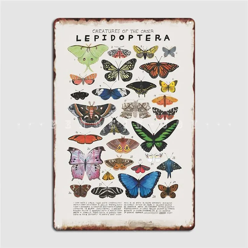 

Эстетическая металлическая вывеска в стиле 90-х Butterflys, кинотеатр, гостиная, клубный бар, постер на заказ, жестяная вывеска, настенное украшение