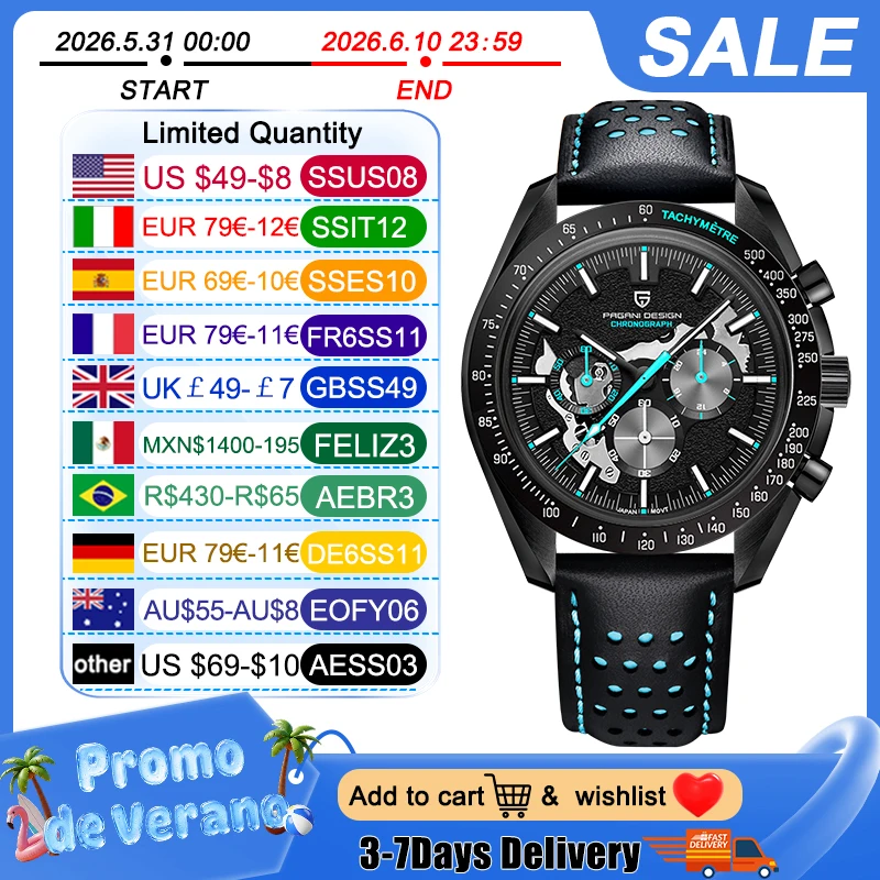 Pagani Design PD-1779 Quartz Watch thumbnail 7